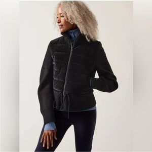 ATHLETA Black Hanover Hybrid Jacket